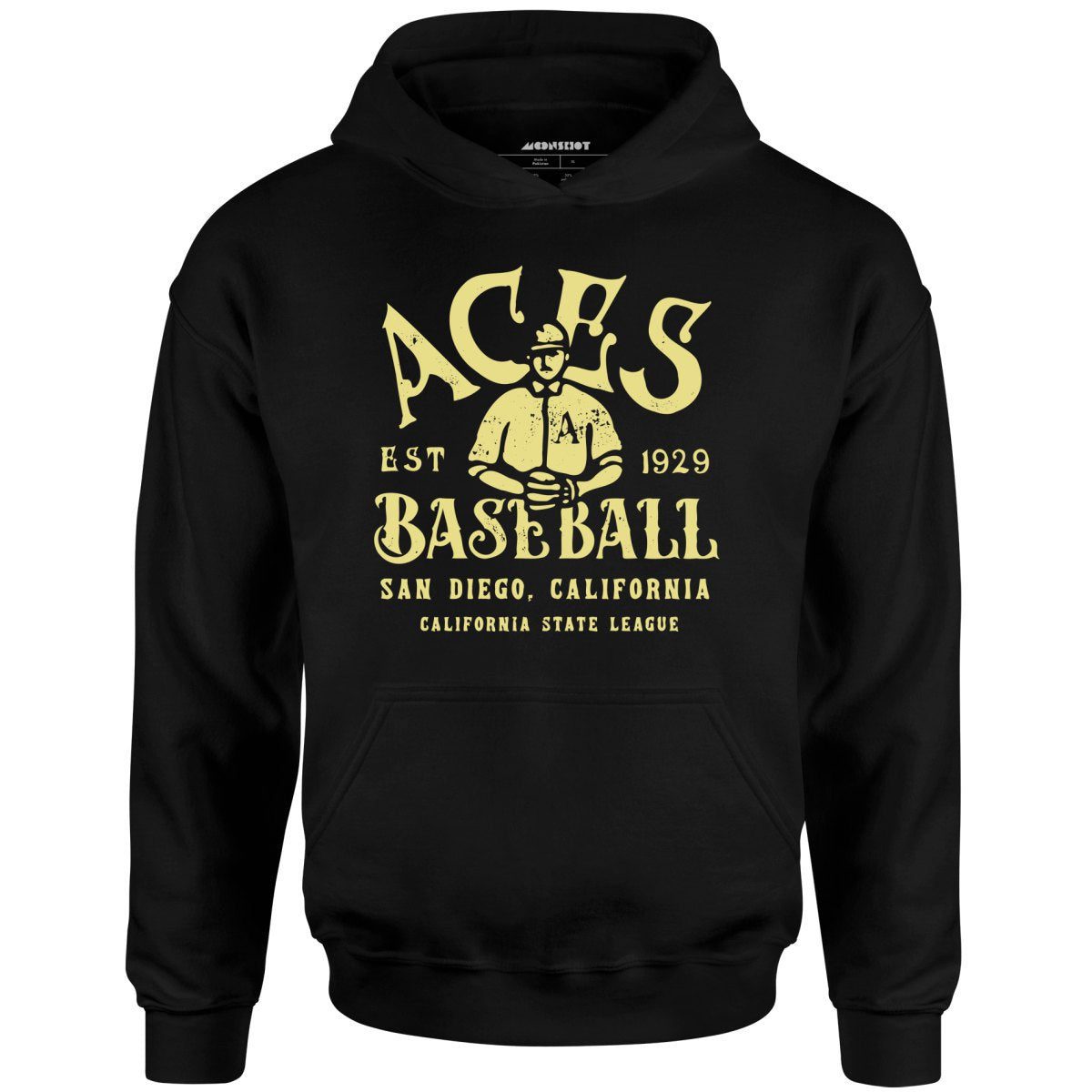 San Diego Aces – California – Vintage Defunct Baseball Teams – Unisex Hoodie