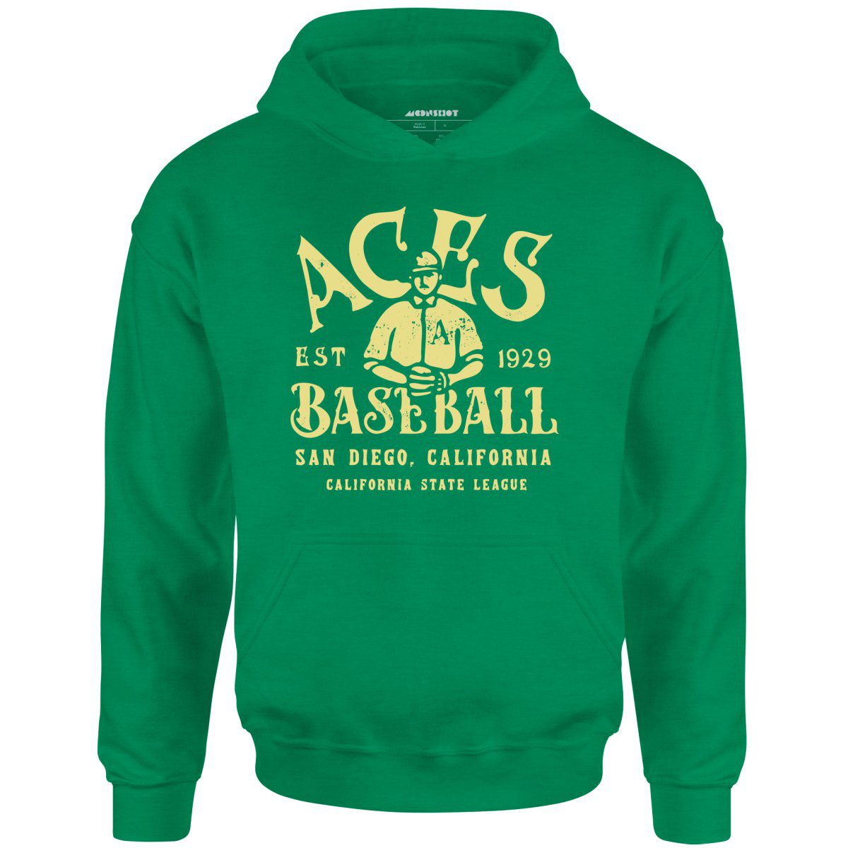 San Diego Aces – California – Vintage Defunct Baseball Teams – Unisex Hoodie