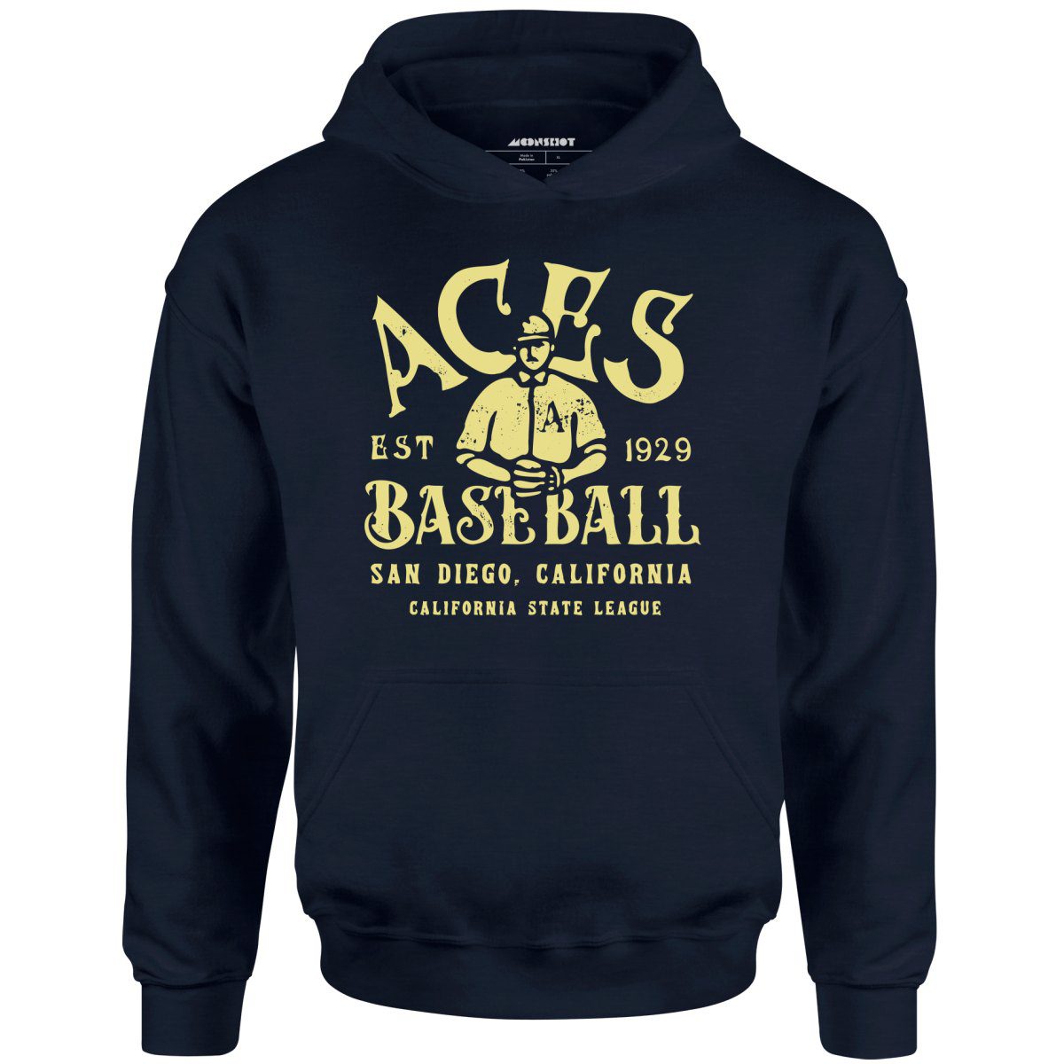 San Diego Aces – California – Vintage Defunct Baseball Teams – Unisex Hoodie