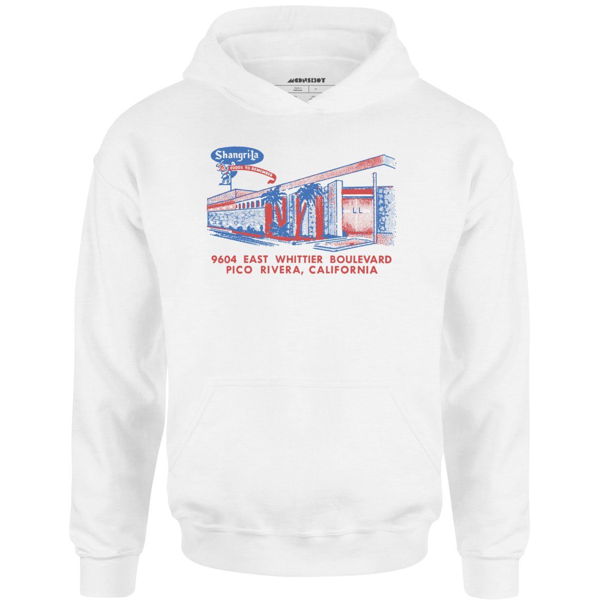 Shangri-La – Pico Rivera, Ca – Vintage Restaurant – Unisex Hoodie