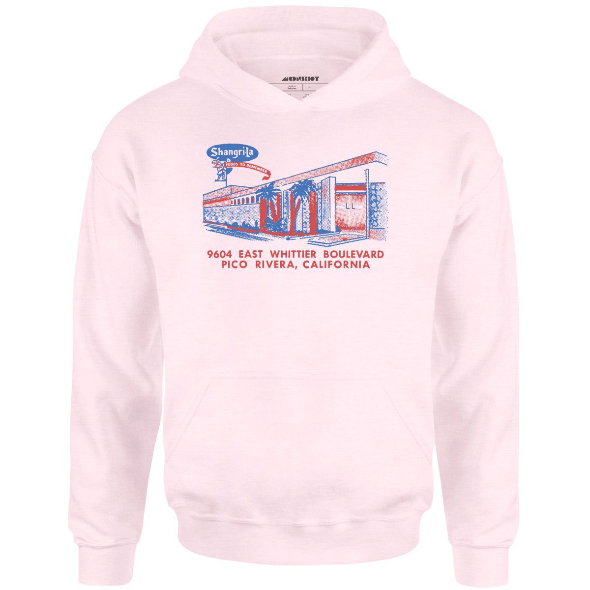 Shangri-La – Pico Rivera, Ca – Vintage Restaurant – Unisex Hoodie