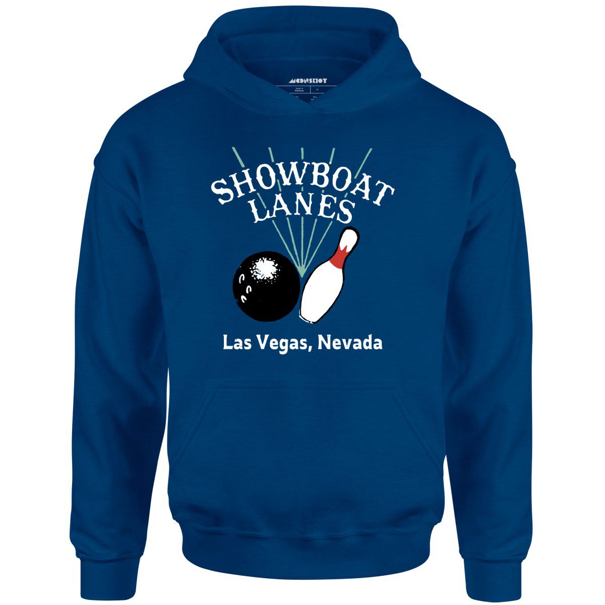 Showboat Lanes – Las Vegas, Nv – Vintage Bowling Alley – Unisex Hoodie