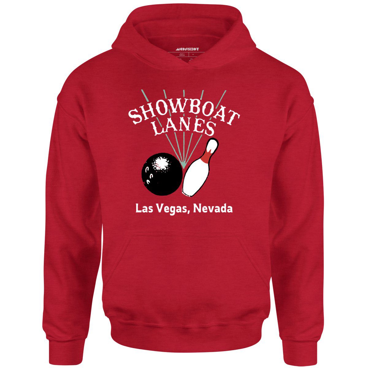 Showboat Lanes – Las Vegas, Nv – Vintage Bowling Alley – Unisex Hoodie