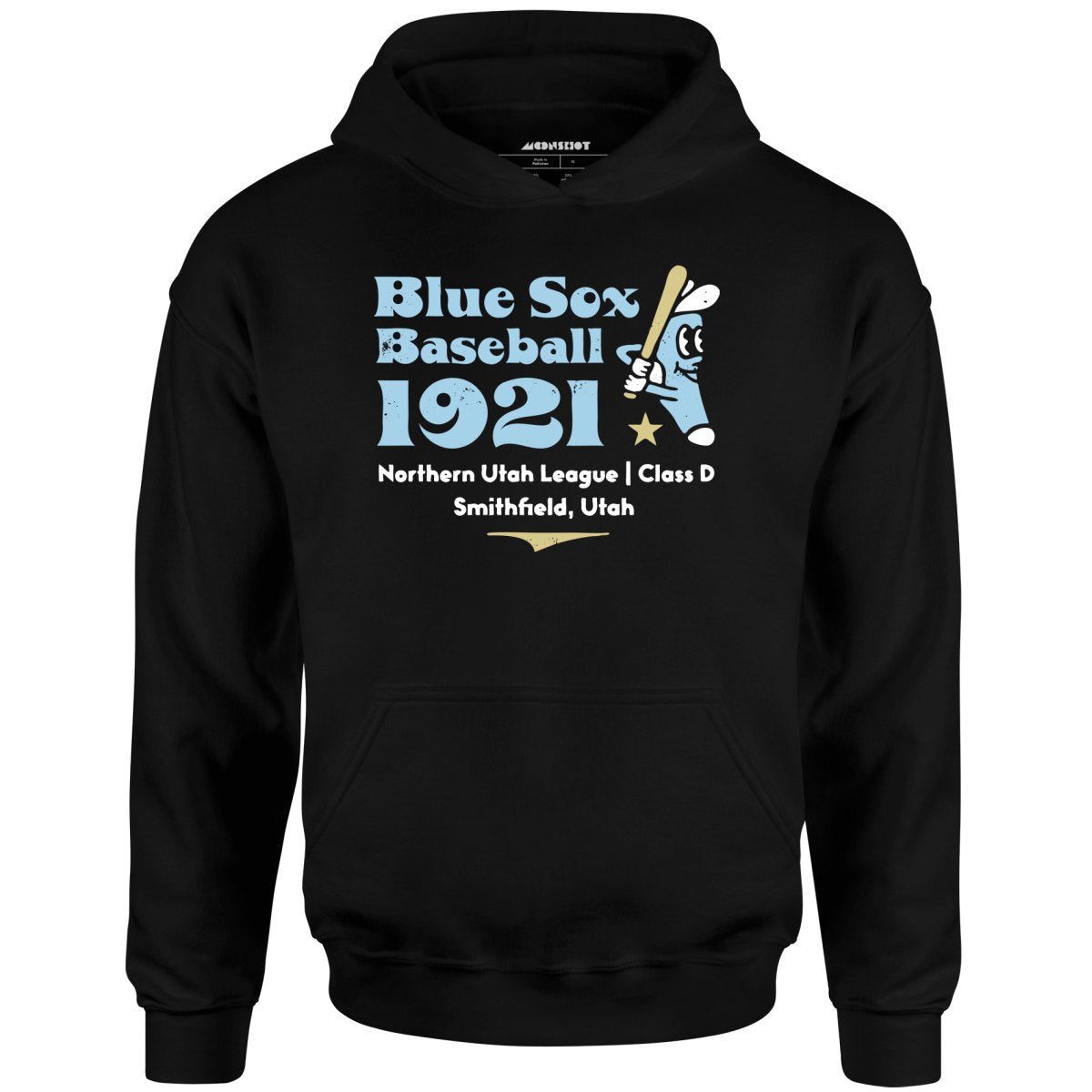 Smithfield Blue Sox – Utah – Vintage Defunct Baseball Teams – Unisex Hoodie