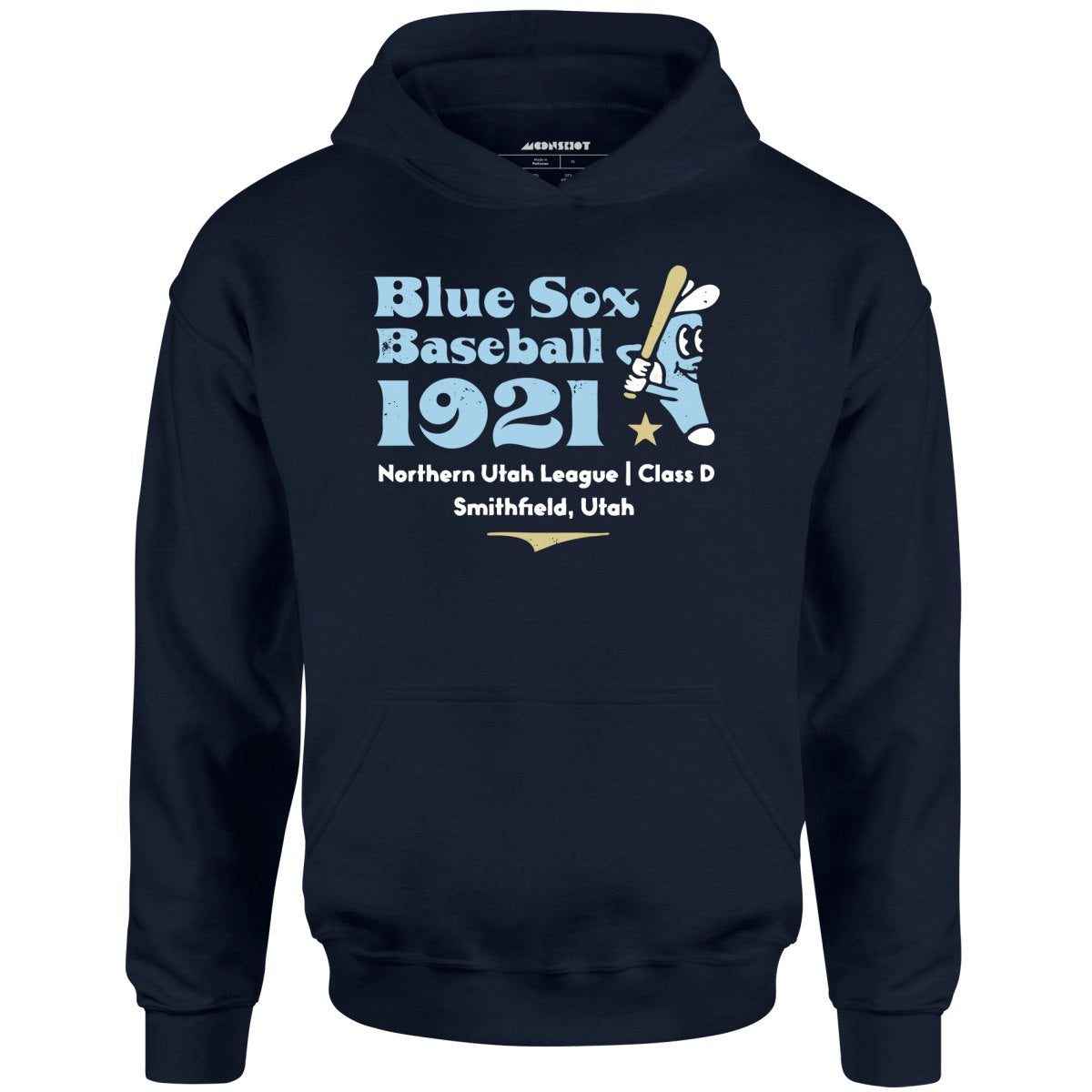 Smithfield Blue Sox – Utah – Vintage Defunct Baseball Teams – Unisex Hoodie