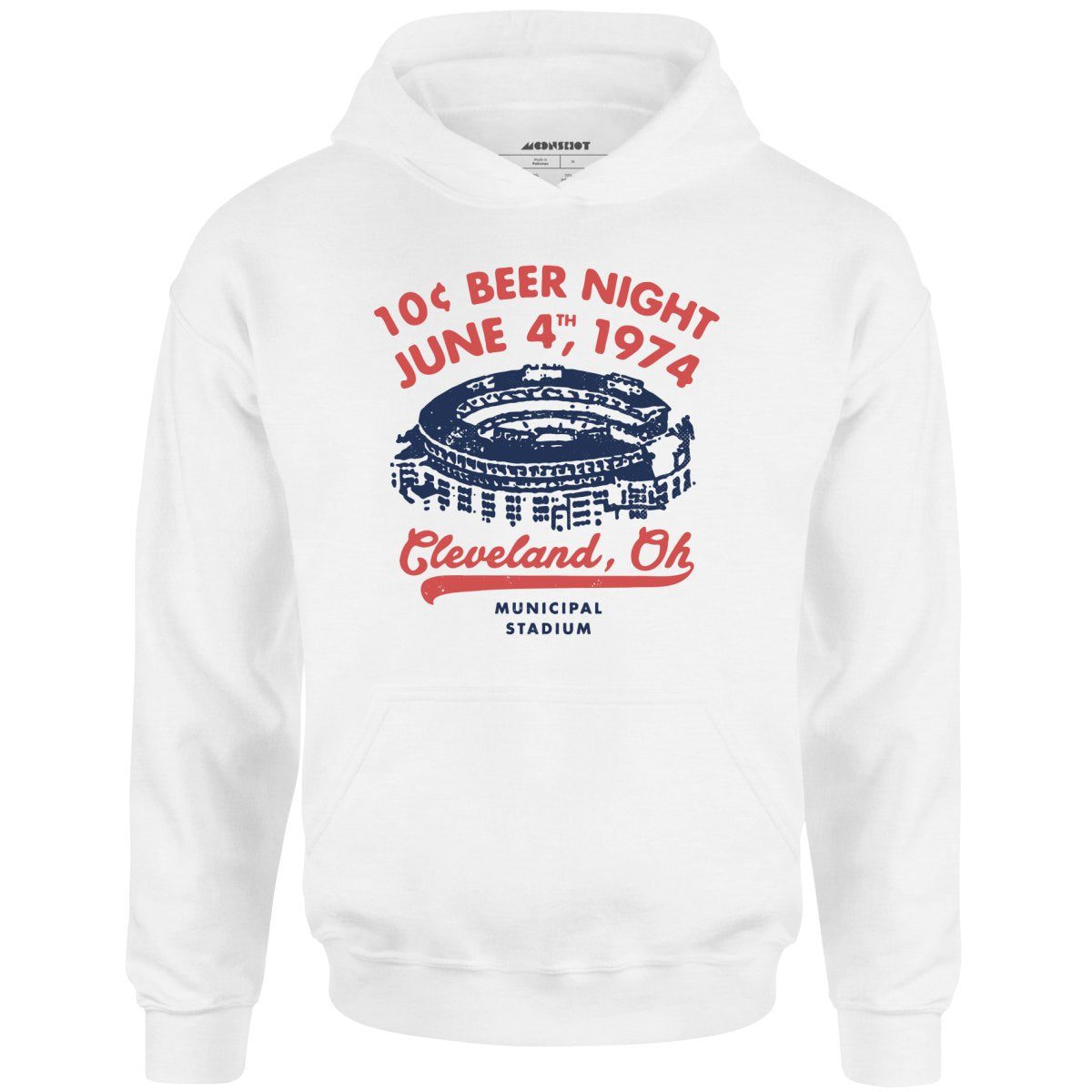 Ten Cent Beer Night – Cleveland Ohio – Unisex Hoodie