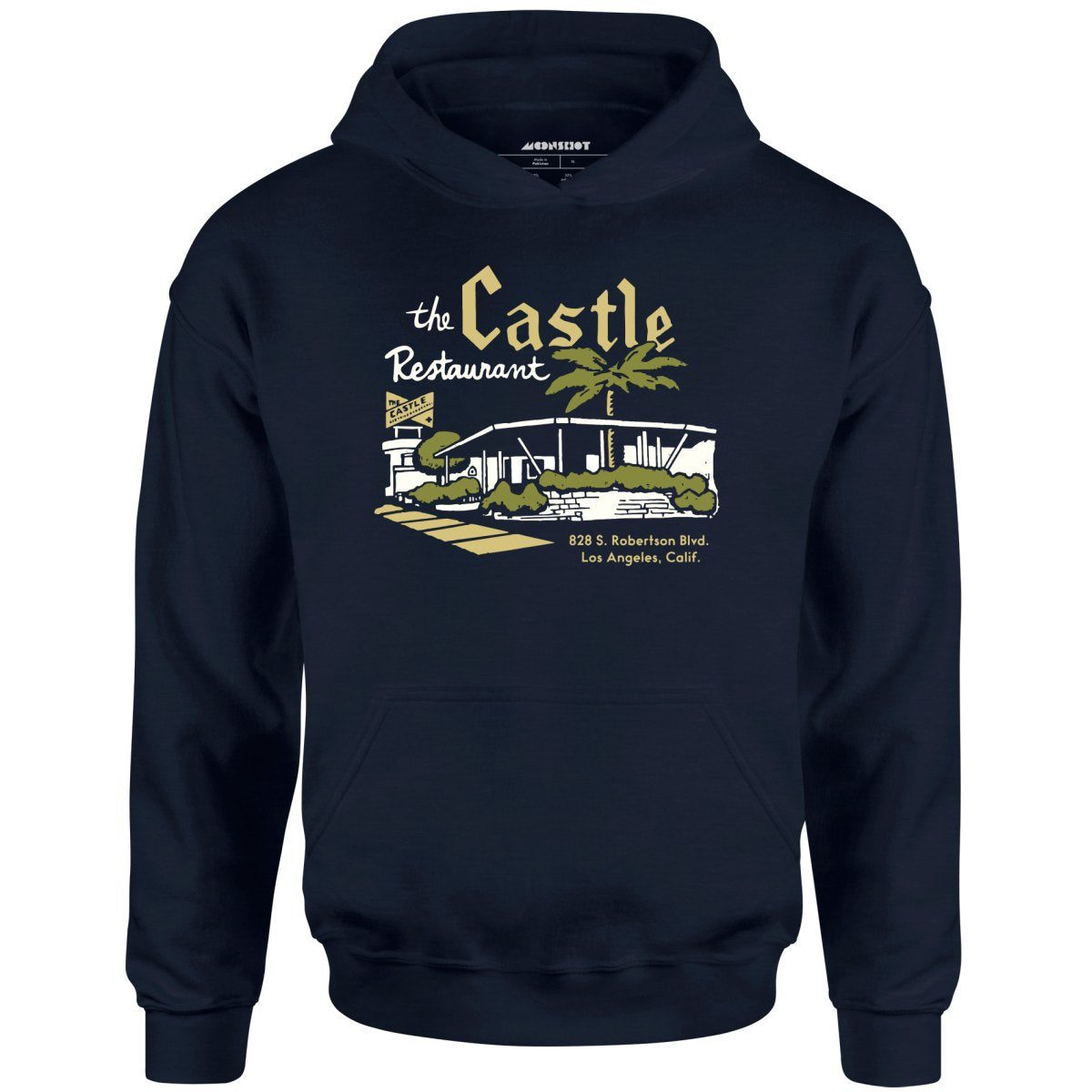 The Castle – Los Angeles, Ca – Vintage Restaurant – Unisex Hoodie