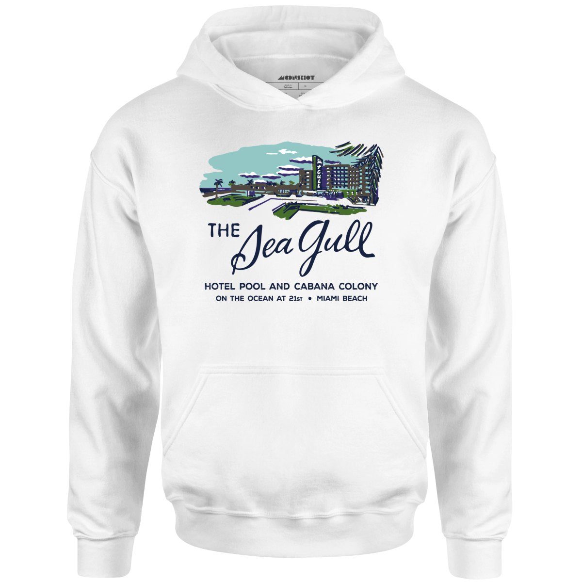 The Sea Gull – Miami, Fl – Vintage Hotel – Unisex Hoodie