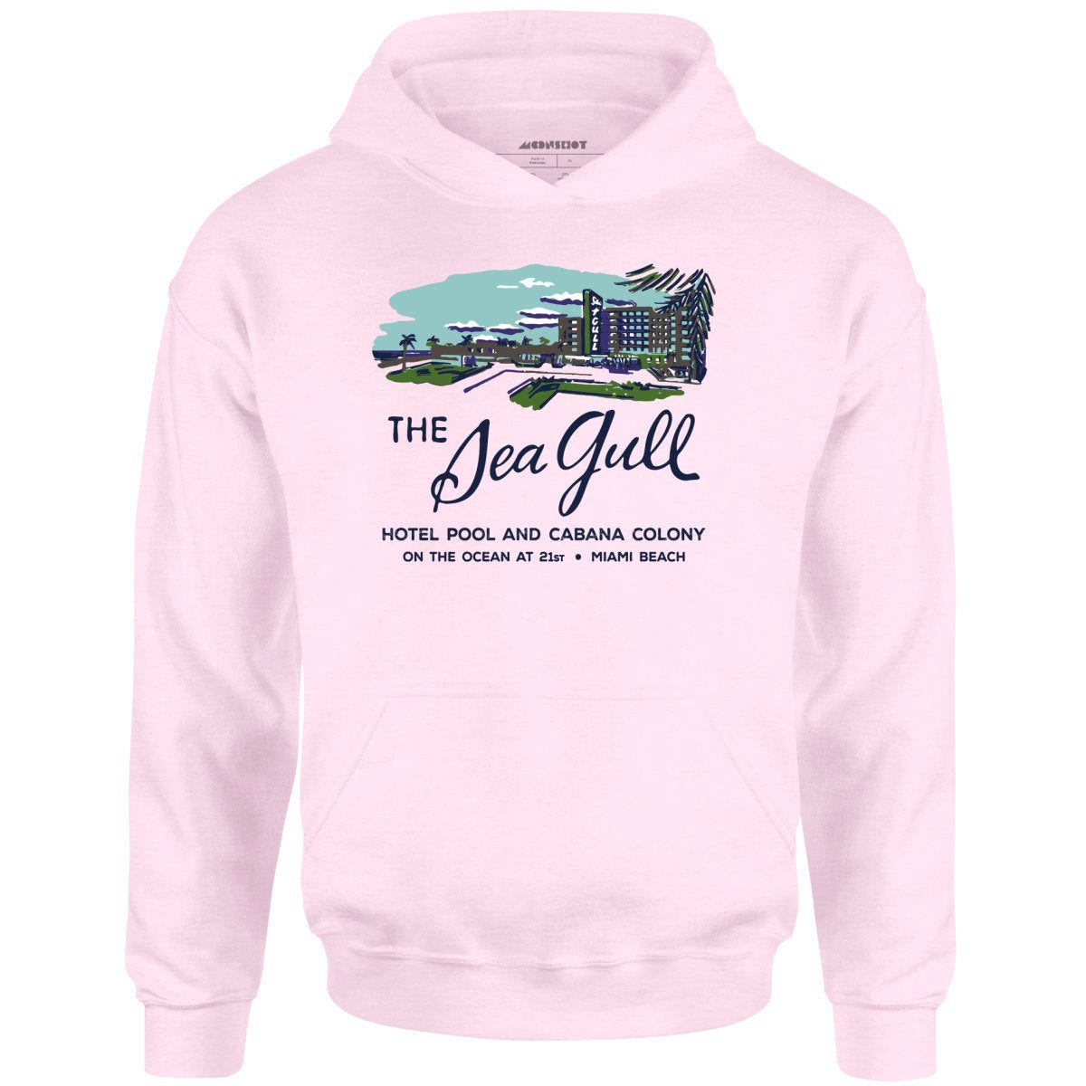 The Sea Gull – Miami, Fl – Vintage Hotel – Unisex Hoodie