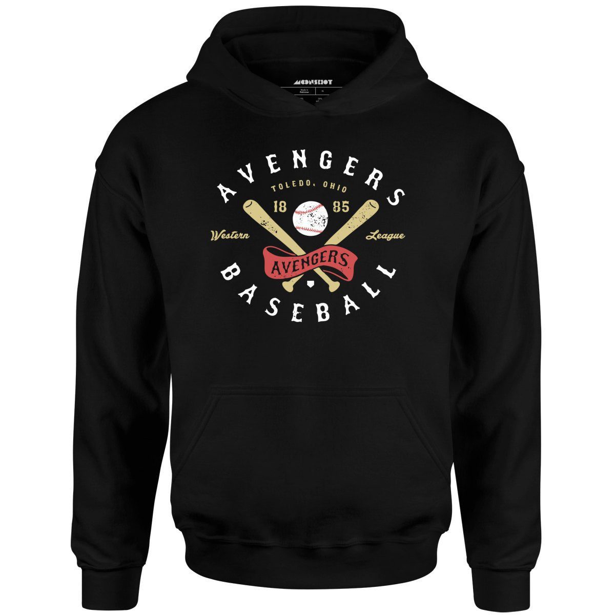 Toledo Avengers – Ohio – Vintage Defunct Baseball Teams – Unisex Hoodie