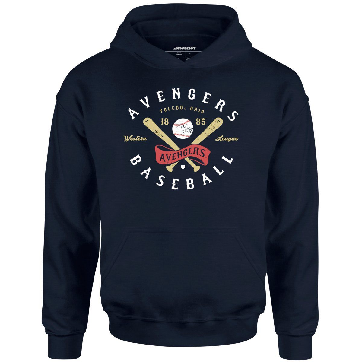 Toledo Avengers – Ohio – Vintage Defunct Baseball Teams – Unisex Hoodie