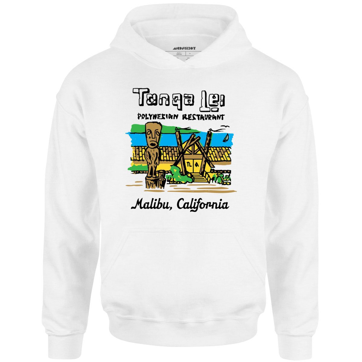 Tonga Lei – Malibu, Ca – Vintage Tiki Bar – Unisex Hoodie