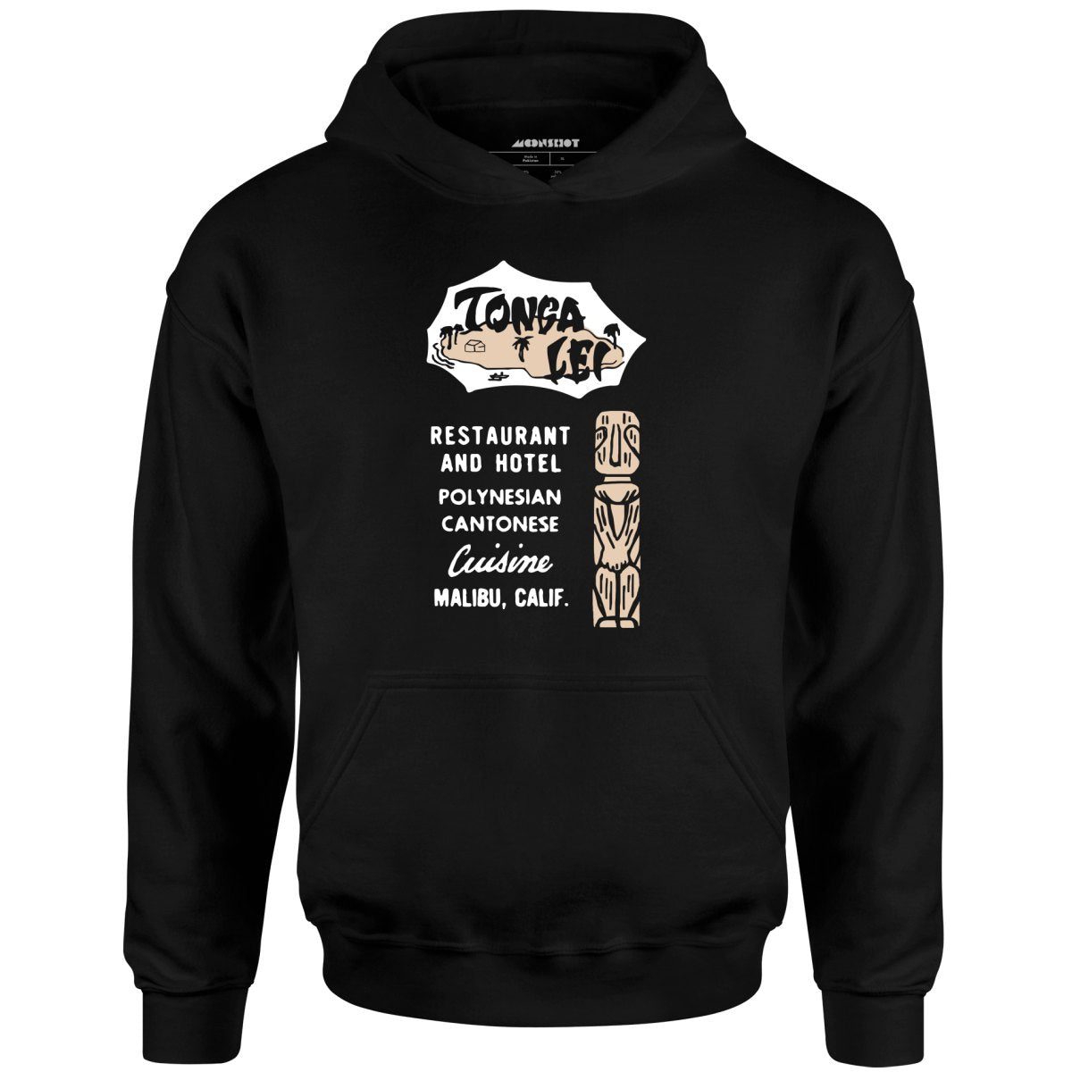 Tonga Lei V2 – Malibu, Ca – Vintage Tiki Bar – Unisex Hoodie