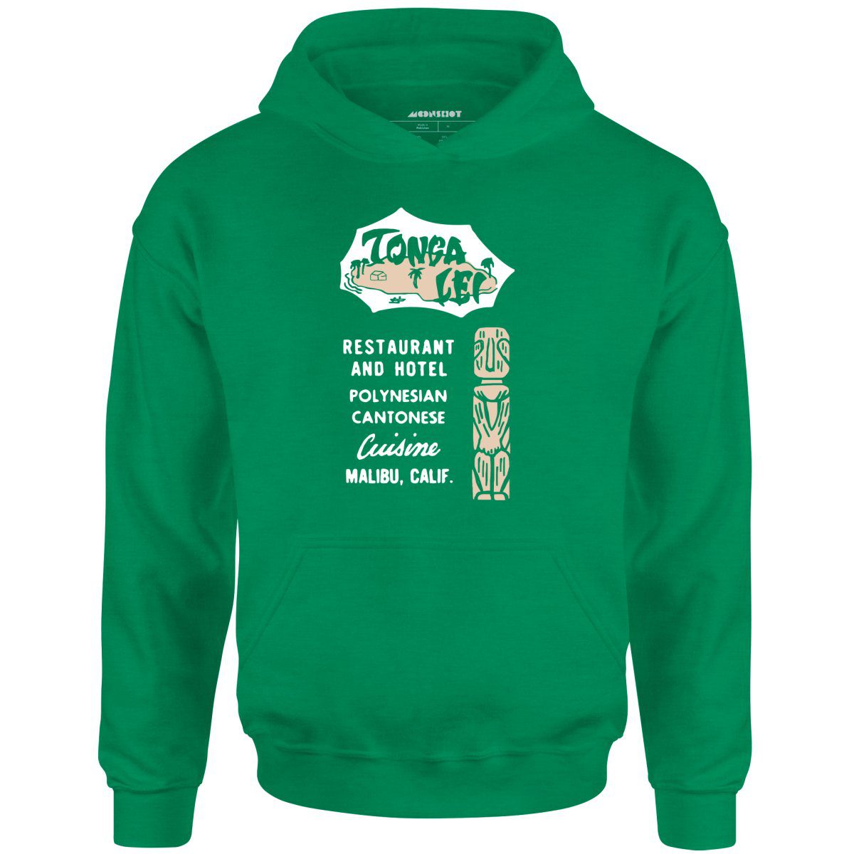 Tonga Lei V2 – Malibu, Ca – Vintage Tiki Bar – Unisex Hoodie