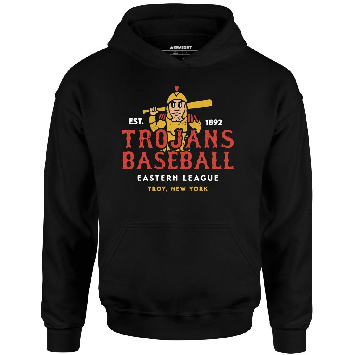 Troy Trojans – New York – Vintage Defunct Baseball Teams – Unisex Hoodie