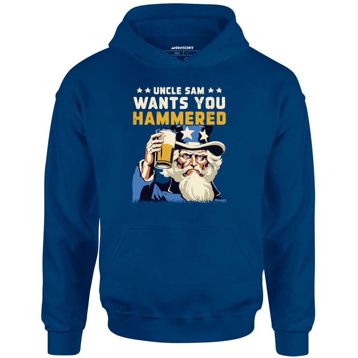 Uncle Sam Wants You Hammered – Unisex Hoodie