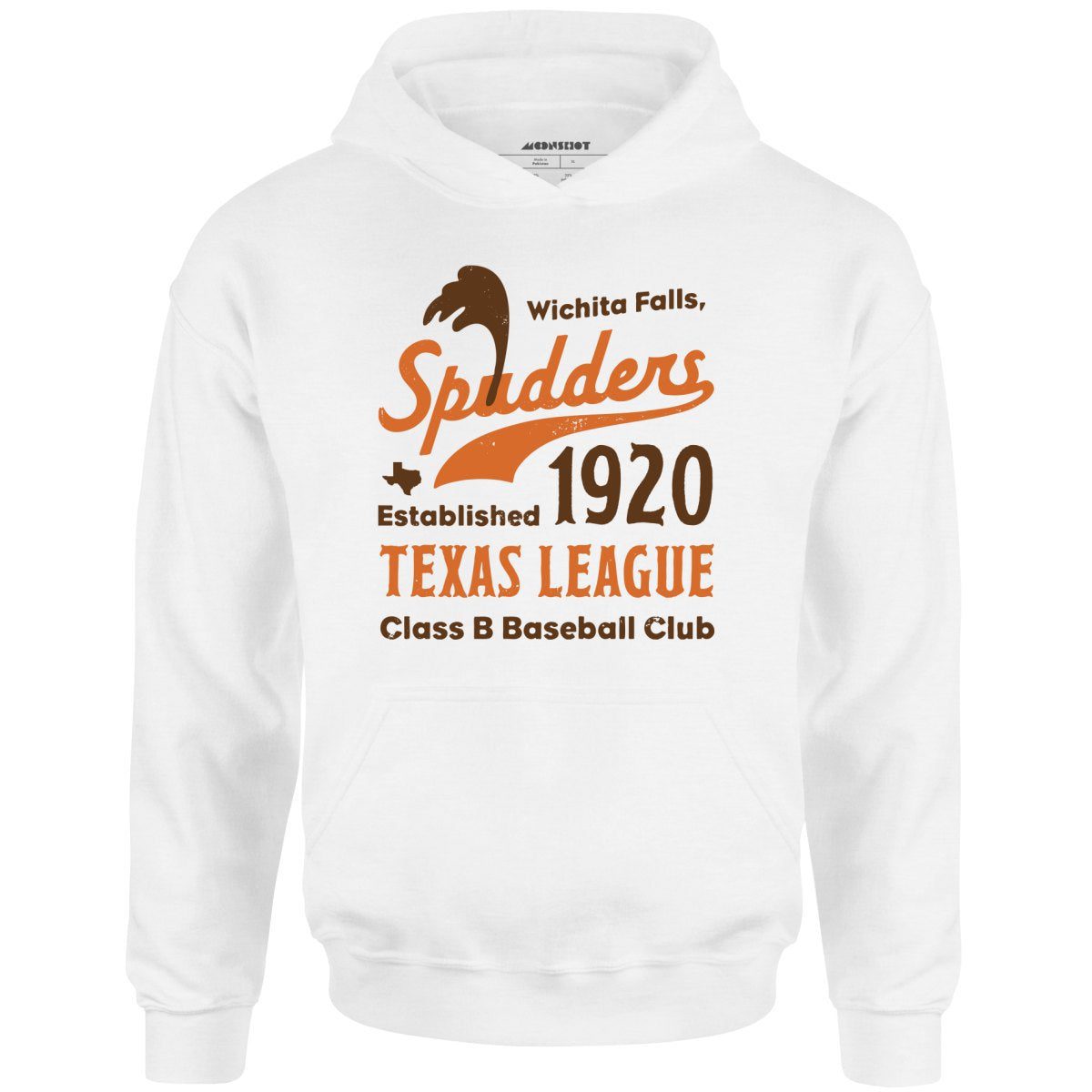 Wichita Falls Spudders – Texas – Vintage Defunct Baseball Teams – Unisex Hoodie